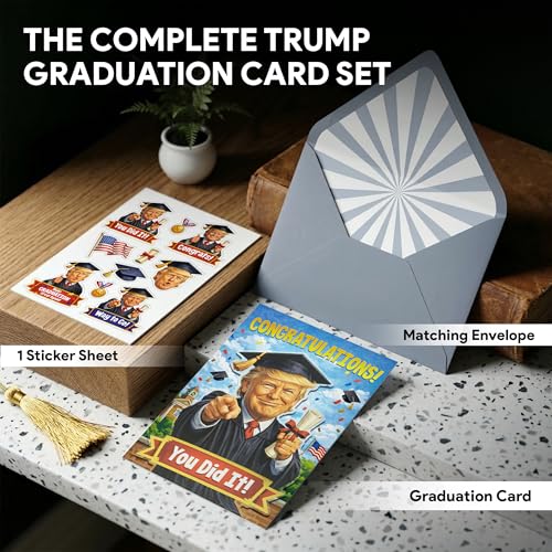 Funny Donald Trump Talking Graduation Card 2026 with Voice