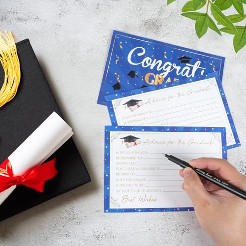 Graduation Advice Cards - 50 Pack for High School & College