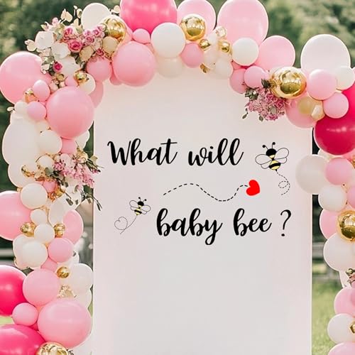 What Will Baby Bee Gender Reveal Decal Sign - Bee Themed Decoration