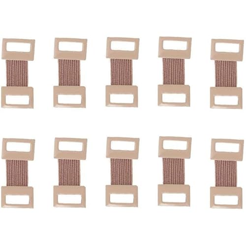 10Pcs Brown Elastic Bandage Clips Adhesive Bandages Bandage Wrap Clips Stretch Metal Clips, Replaceable Wrap Clips for Various Types Bandages and Bandaging Supplies