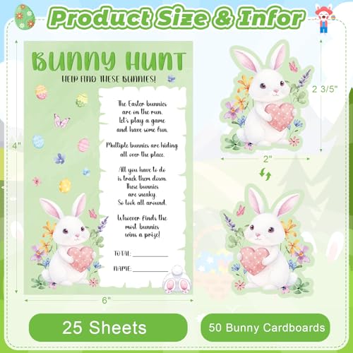 Easter Bunny Hunt Game for Classroom & Family Parties - 25 Players