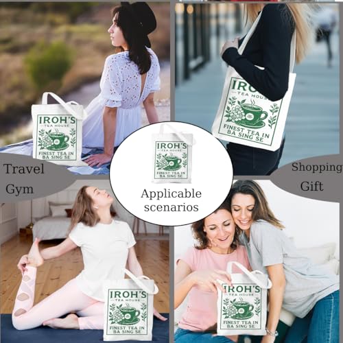 Multicolor Aloha Mahalo Ohana Tote Bag - Eco-Friendly Cotton Beach Bag