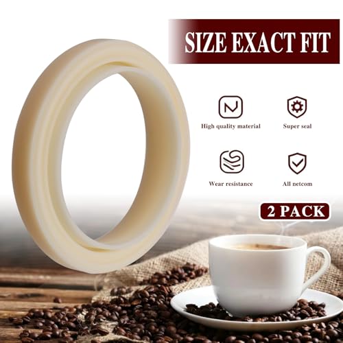 54mm Silicone Espresso Machine Gasket 2-Pack for Breville Barista Express