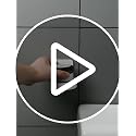2-Pack Round Floating Shelf - Adhesive Wall-Mounted Cup Holder