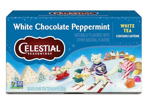 Celestial Seasonings White Chocolate Peppermint Tea Bags - 20 Count