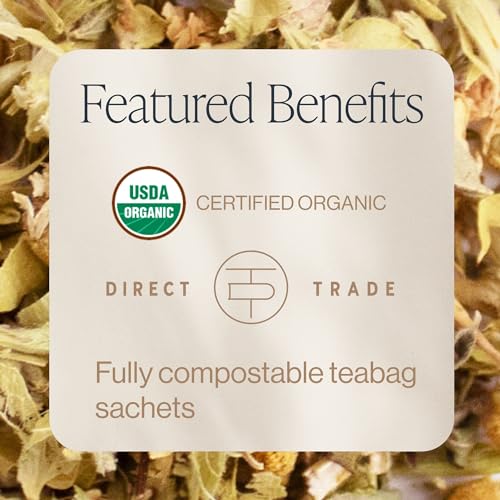 Rishi Tea Greek Mountain Organic Herbal Tea Bags - Caffeine Free (15ct)