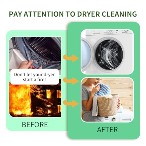 30-Inch Dryer Vent Cleaner Kit with Brush & Crevice Tool