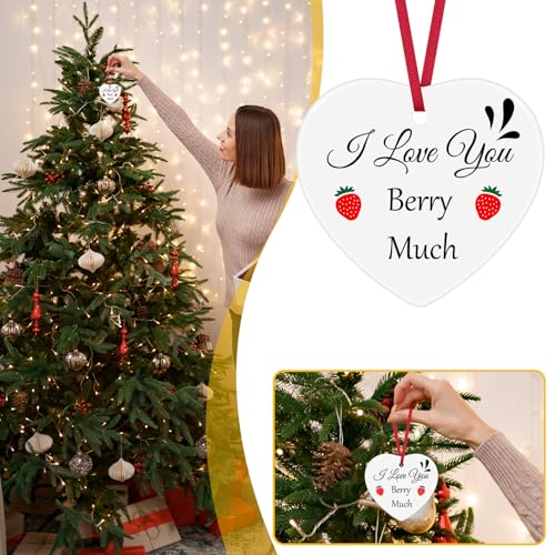 Funny Strawberry Hanging Ornament for Women - Unique Gift