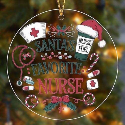 Funny Nurse Christmas Ornament - Thoughtful Gift for Nurses
