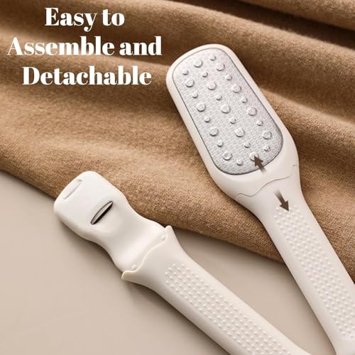 KINTEGOOD 2-in-1 Foot File and Callus Shaver Stainless Steel Pedicure Tool