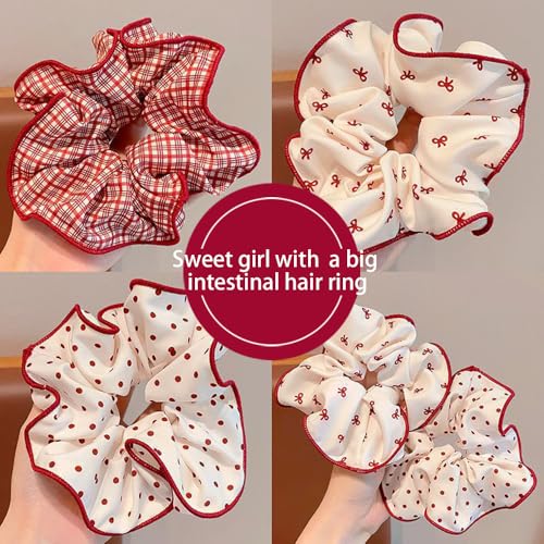 Oversized Puffy Hair Scrunchies Jumbo Elastic Hair Ties for Thick Hair
