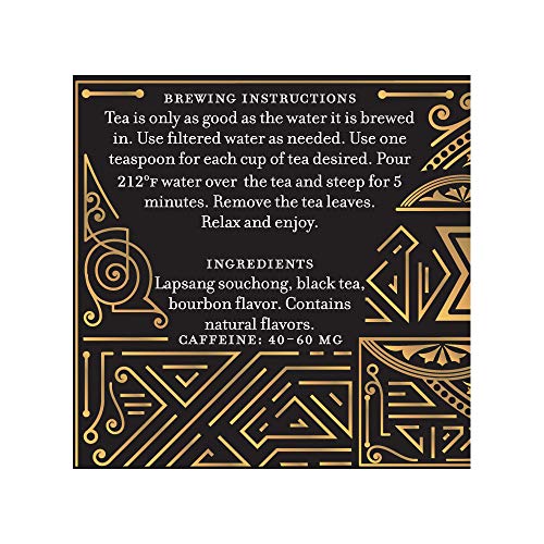 Harney & Sons Black Cask Bourbon Loose Leaf Black Tea, 4 oz Decorative Tin