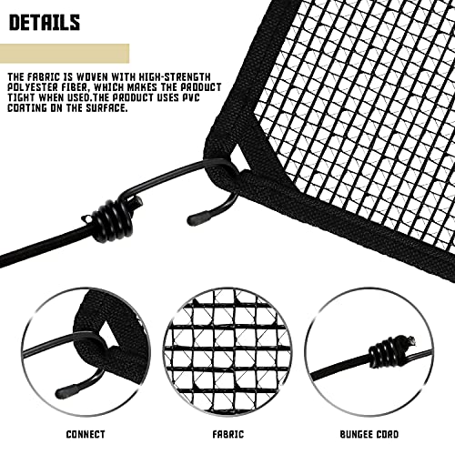 TANG 32" x 32" Breathable Air Conditioner Cover with Bungee Cords