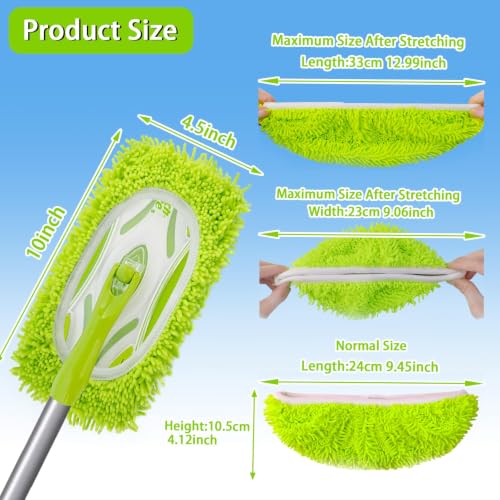 Unoutur Reusable Microfiber Mop Pads for Swiffer - 4 Pack