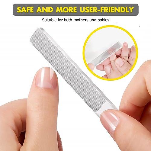 Kootinn 5-Pack Nano Glass Nail Shiner and Crystal File Buffer Kit