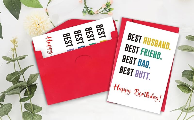 Funny Birthday Card for Husband | Hilarious Love Greeting