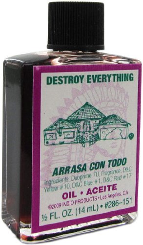 INDIO Destroy Everything Oil - 1/2 fl. oz. Glass Bottle