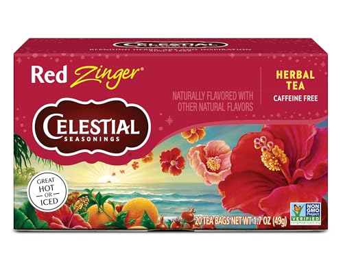 Celestial Seasonings Hibiscus Herbal Tea - Caffeine Free, 20 Bags