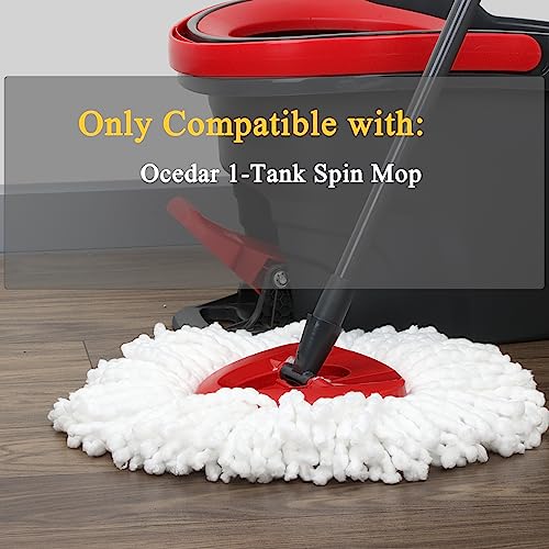 Bulex Spin Mop Refill Replacement Heads - 2 Pack Microfiber