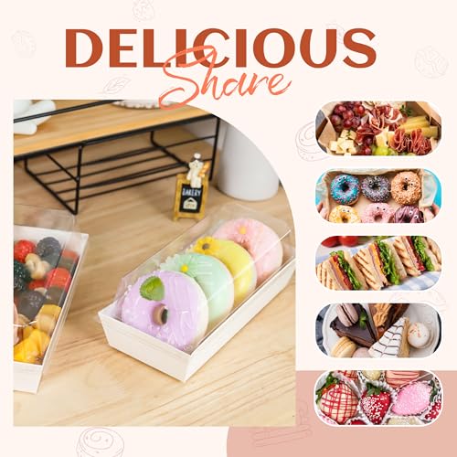 White Halloween Dessert Box 100 Pack - Bakery Gift Containers with Twine