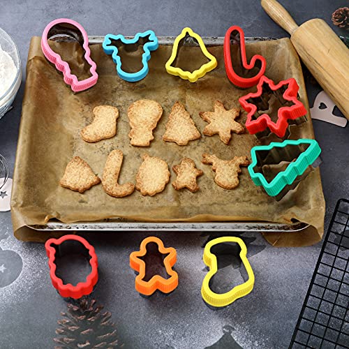Christmas Cookie Cutters Mold Set - 9-Piece Baking & Decoration Tools