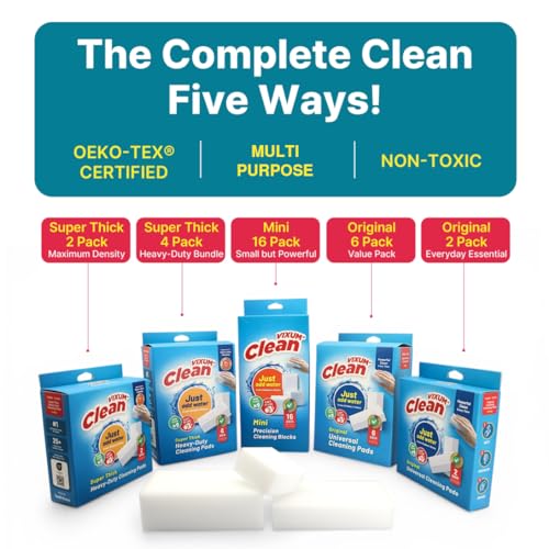 VIXUM® Original Universal Cleaning Pads - 2 Pack | Eco-Friendly