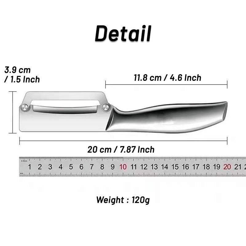 Yopolaz Thick Vegetable Peeler - Ultra Sharp Stainless Steel Kitchen Tool