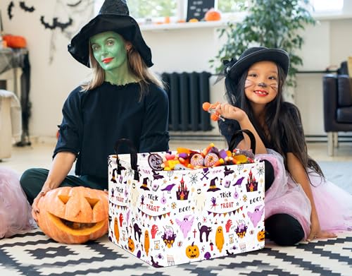 Halloween Empty Basket Organizer with Dual Handles - 14.9 x 10.2 x 8.4 inches