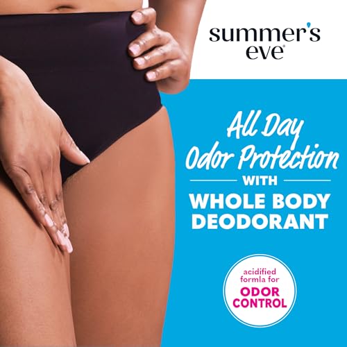 Summer's Eve Whole Body Deodorant Cream for Women Fresh Scent 3 Fl Oz