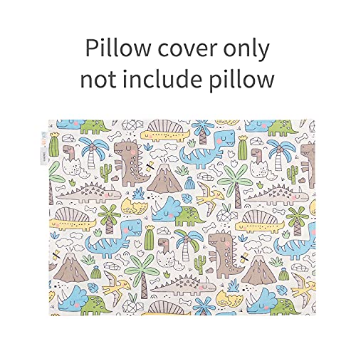 ALVABABY Toddler Pillowcases 100% Cotton - 2 Pack for 13x18" & 12x16" Pillows
