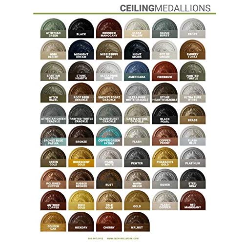 Ekena Millwork CM18BIGDFDecorative Ceiling Medallions Modeled After Original Historical Patterns & Designs, Gobi Desert