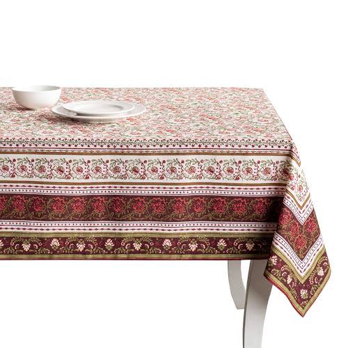 Maison d'Hermine Reveille Au Jardin Tablecloth 70x140 Inch Rectangular Cotton - Fall & Holiday Design