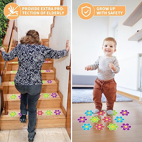 20 PCS Non-Slip Bathtub Stickers - Waterproof Safety Decals