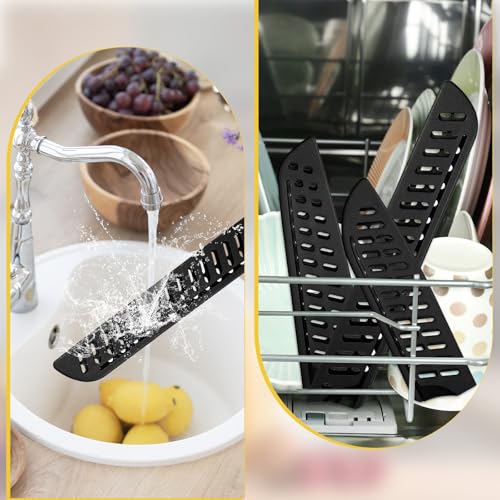 Aphumedc 4-Piece Universal Knife Guard Set - Black Blade Covers