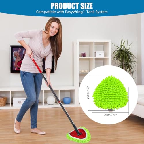 O-Cedar Compatible Spin Mop Replacement Heads - 2 Pack, Chenille
