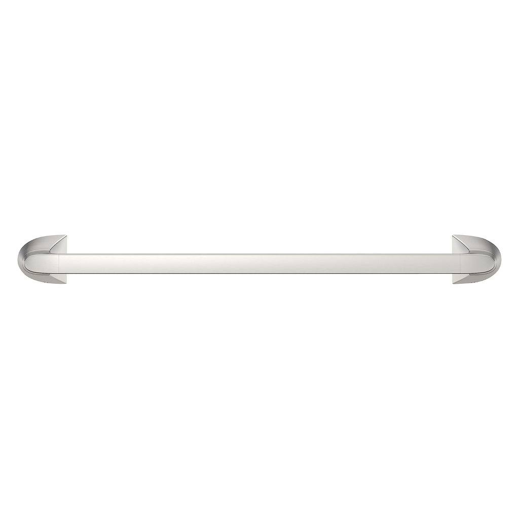 Pfister Karci Bath Towel Bar for Bathroom, 18-Inch, Wall-Mounted, Screw-In, Spot Defense Brushed Nickel Finish, BTBKA1GS