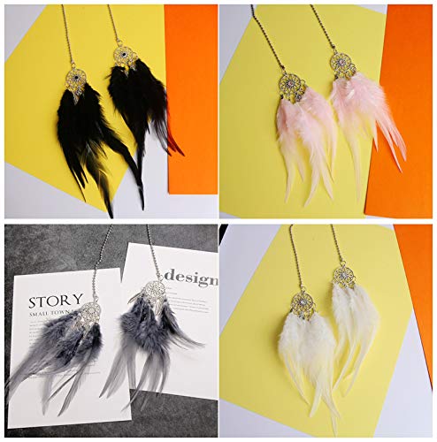 Mini Dream Catcher Pendant for Cars - Handmade Feather Charm