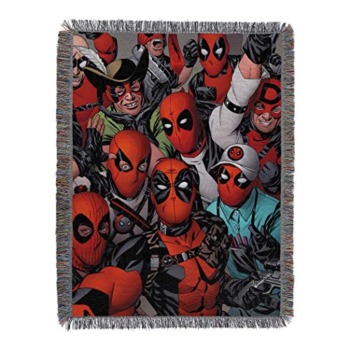 Northwest Deadpool Woven Tapestry Throw Blanket, 48" x 60", We are All Here