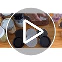 Bedgeta Regular Mouth Mason Jar Lids 8 Pack Black Leakproof Food Storage Caps