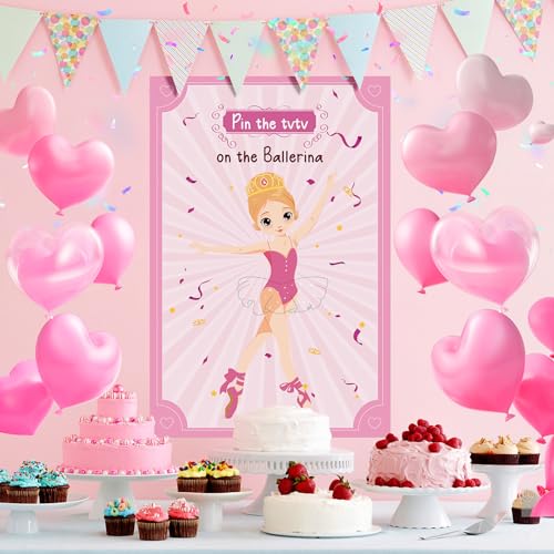 Ballerina Party Game Set - Pin The Tutu on The Ballerina