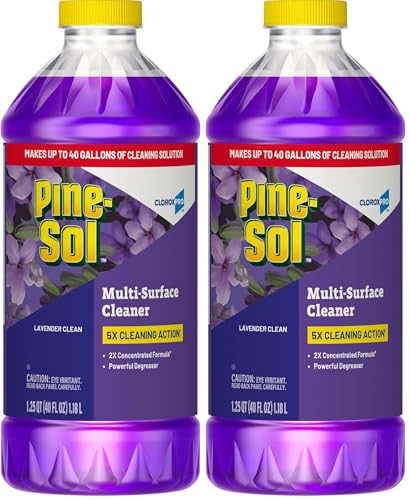 Pine-Sol Multi-Surface Cleaner, Lavender Clean, 40 Fl Oz (Pack of 2)