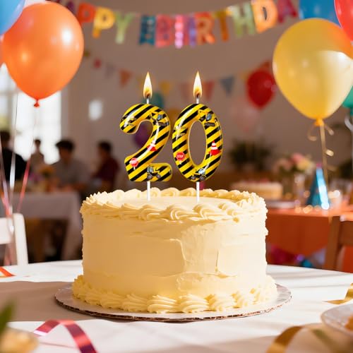 Construction Truck Number 2 Birthday Candle - Cake Topper