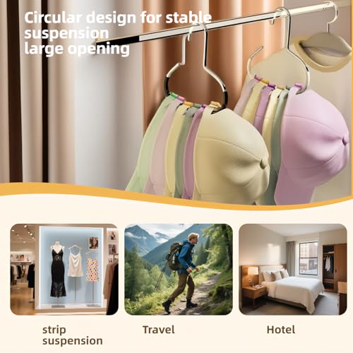 Multi-Function Wall-Mounted Hat & Scarf Organizer - Durable PVC Coated Hangers, 10PCS