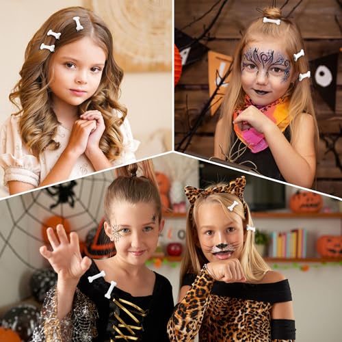 Kicosy 6-Piece Bone Hair Clips Cute Non-Slip Alloy Barrettes for Women