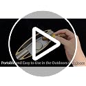 CIGARFEAST Portable Cigar Ashtray - Black, Windproof Boat Design for Outdoors