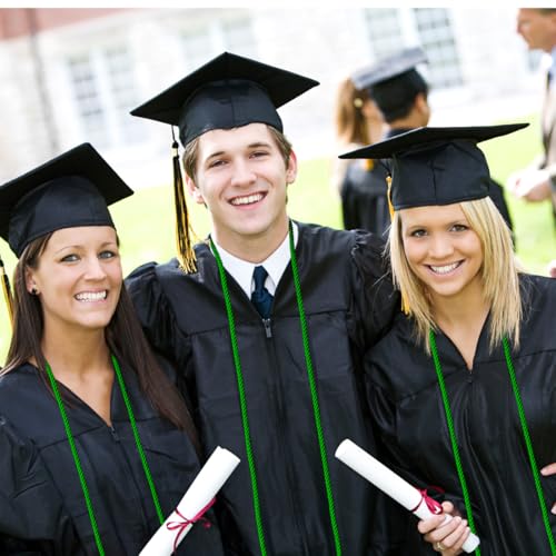 Green Graduation Honor Cord - 67 Inch Twisted Polyester Cords