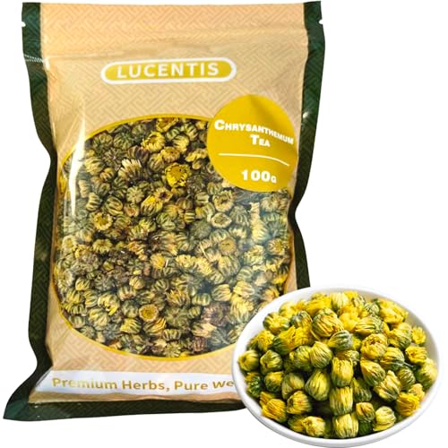 LUCENTIS Premium Dried Chrysanthemum Tea - 100g Natural Loose Leaf