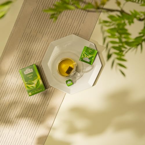 Ahmad Tea Green Tea Pure, 20 Count Tagged Tea Bags (1.4oz)