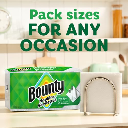 Bounty White Paper Napkins 200 Count Quilted Mealtime Essentials