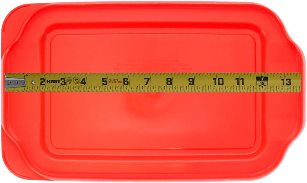 Pyrex 2-Quart Glass Baking Dish with Red Lid - Durable & Made in USA
